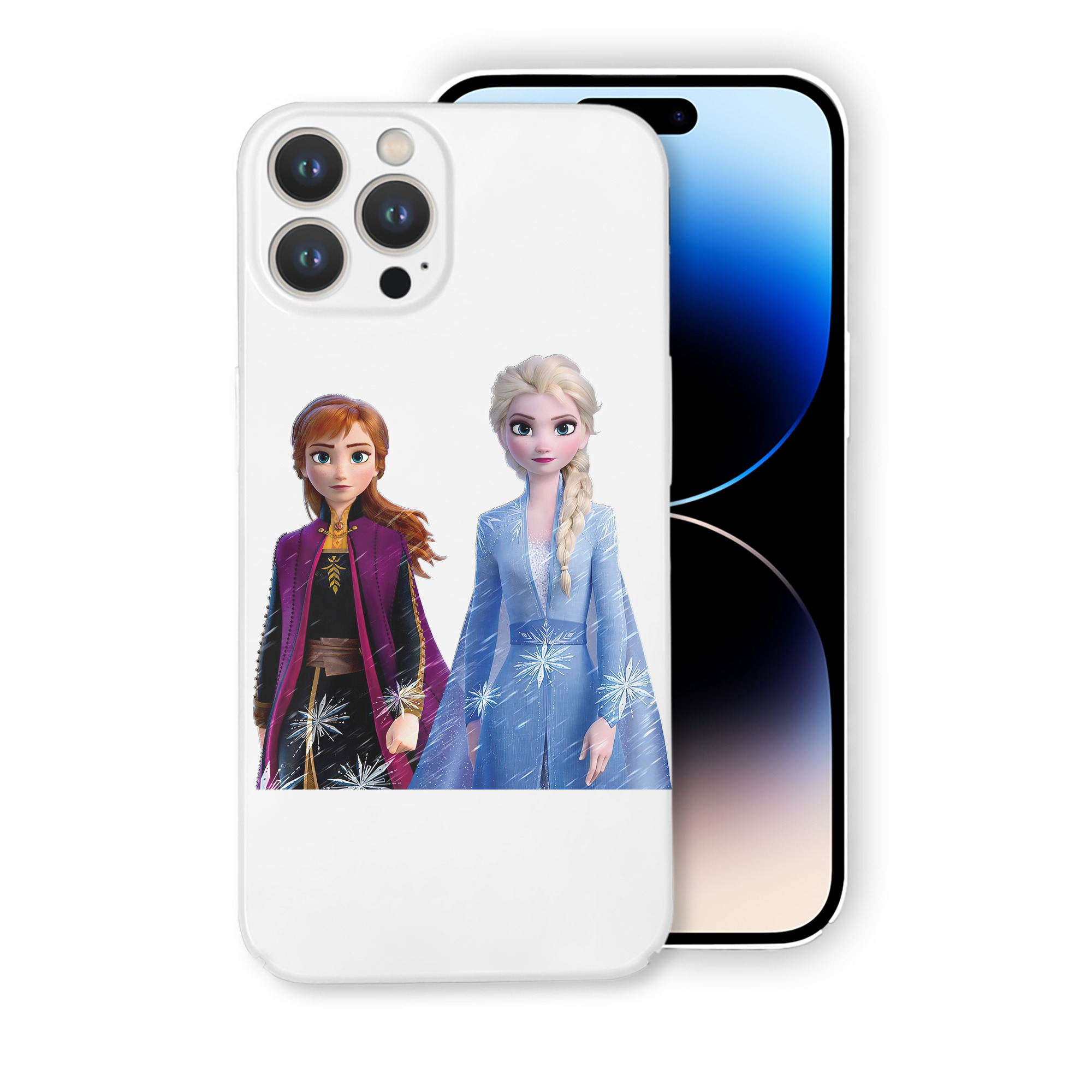 （画像用） アナと雪の女王 アンナ エルサ Frozen Anna Elsa 【iPhone 14シリーズ対応】ハードケース